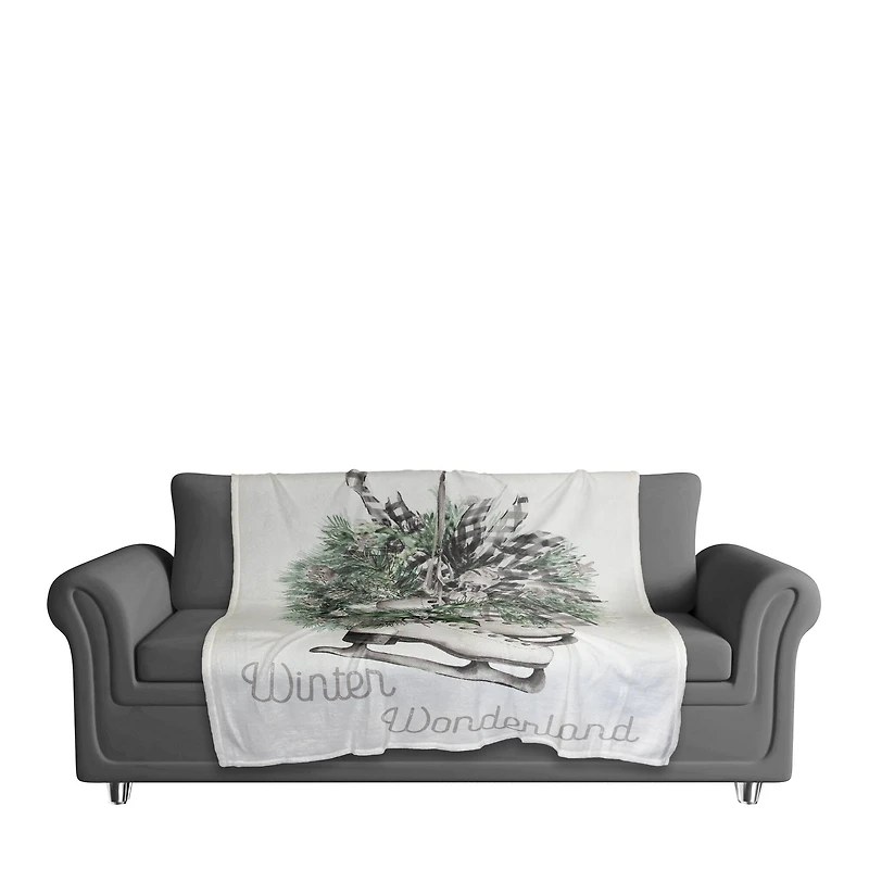 Winter Wonderland 50x60 Coral Fleece Blanket