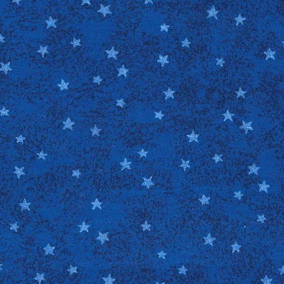 Fabric Traditions Navy Stars Cotton Fabric