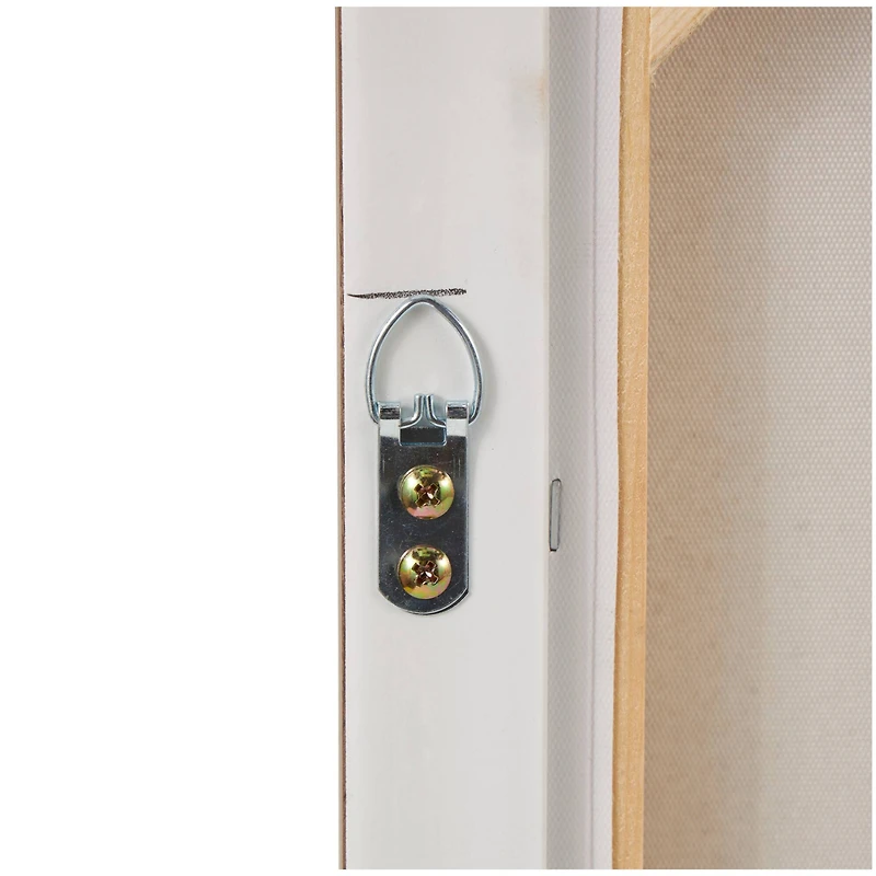 Brown Canvas Deer Gazing Framed Wall Art with Wood Frame