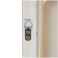 Brown Canvas Deer Gazing Framed Wall Art with Wood Frame