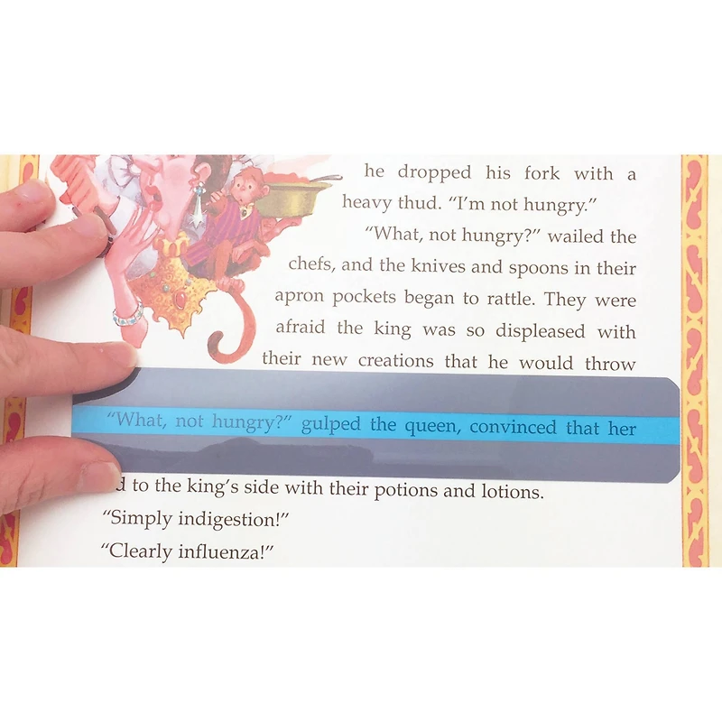 Ashley Productions Blue Sentence Strip Reading Guides, 12ct.