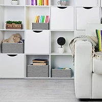 Sorbus 4-Piece Woven Rope Basket Set