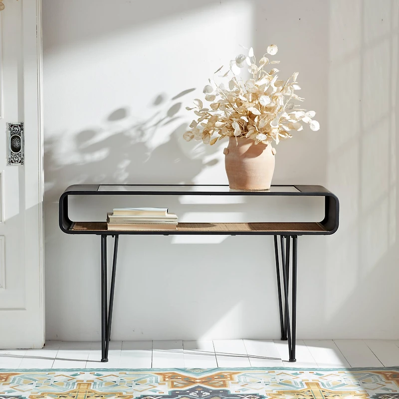 29" Iron Console Table