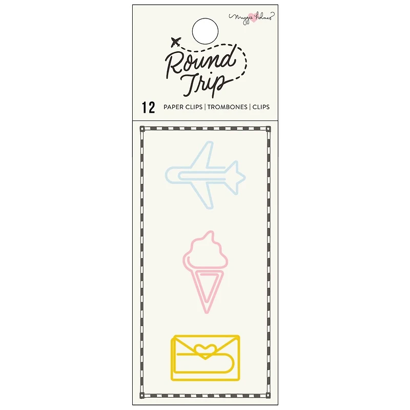 Maggie Holmes Round Trip Travel Paper Clips