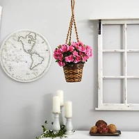 2.5ft. Pink Azalea Flowering Hanging Basket