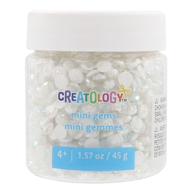 White Crystal Diamond Mini Gems by Creatology™