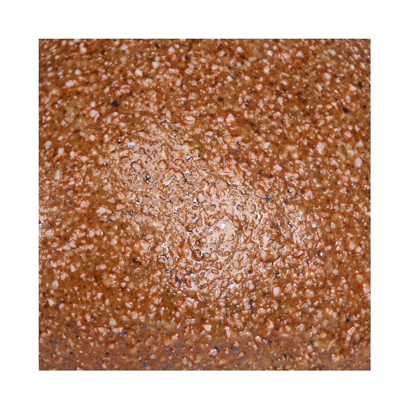 Hello Honey® 21.5" Brown Stoneware Hanging Vases on Jute Rope with Reactive Glaze