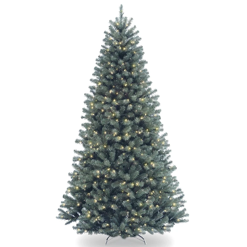 6.5ft. Pre-Lit North Valley® Blue Spruce Artifical Christmas Tree, Clear Lights