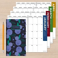 TF Publishing 2025 - 2026 Blueberry Small Monthly Pocket Planner