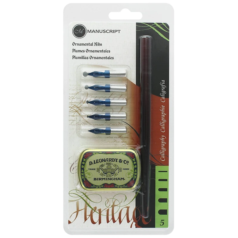 Manuscript Calligraphy Ornamental Nibs Set