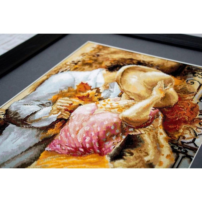 Luca-s Autumn Leaves Counted Cross-Stitch Kit