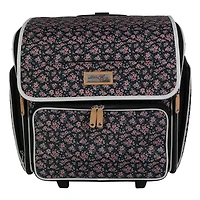 Everything Mary Floral Deluxe Collapsible Rolling Craft Bag