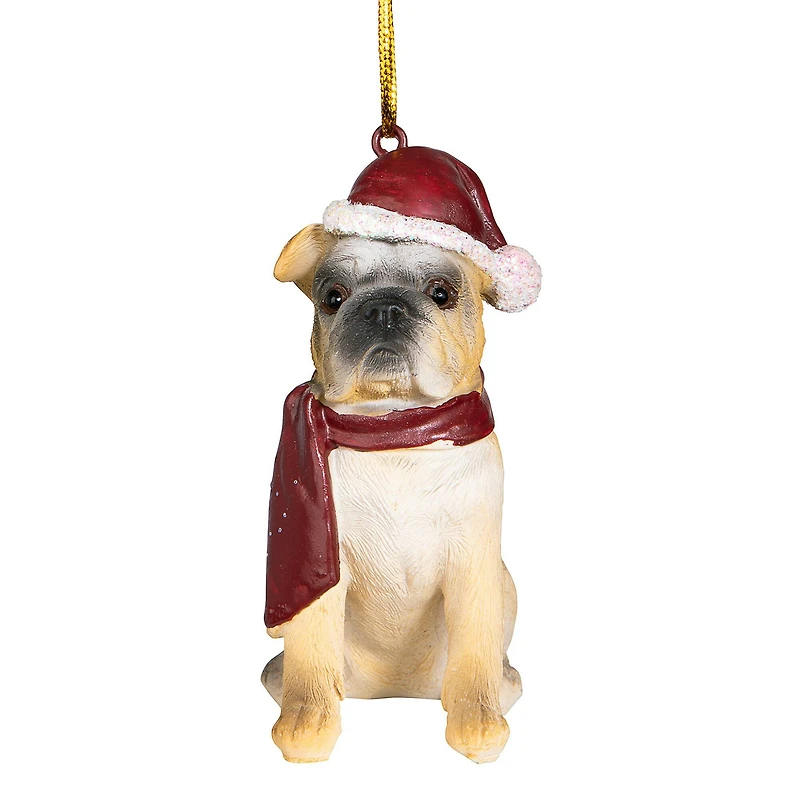 Design Toscano 3.5" Bulldog Ornament Sculpture