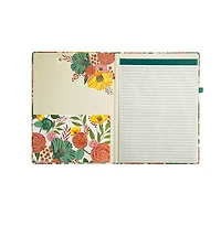 Steel Mill & Co.® Garden Blooms Cream Clipboard Folio