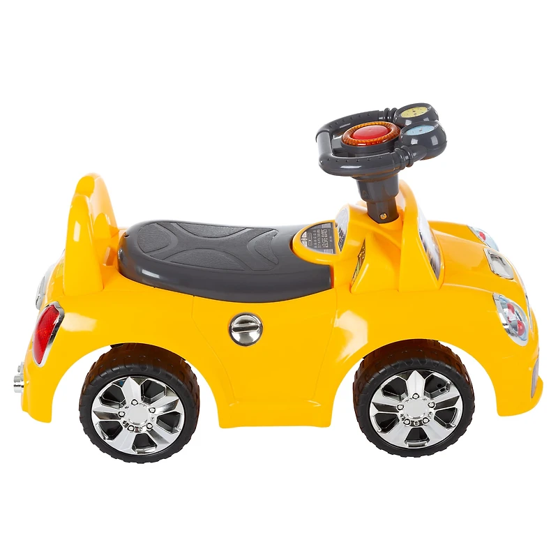Toy Time Yellow Ride-On Car