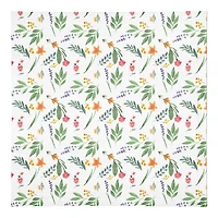 Spring Flower Bunches 10" x 10" Cotton Twill Napkin