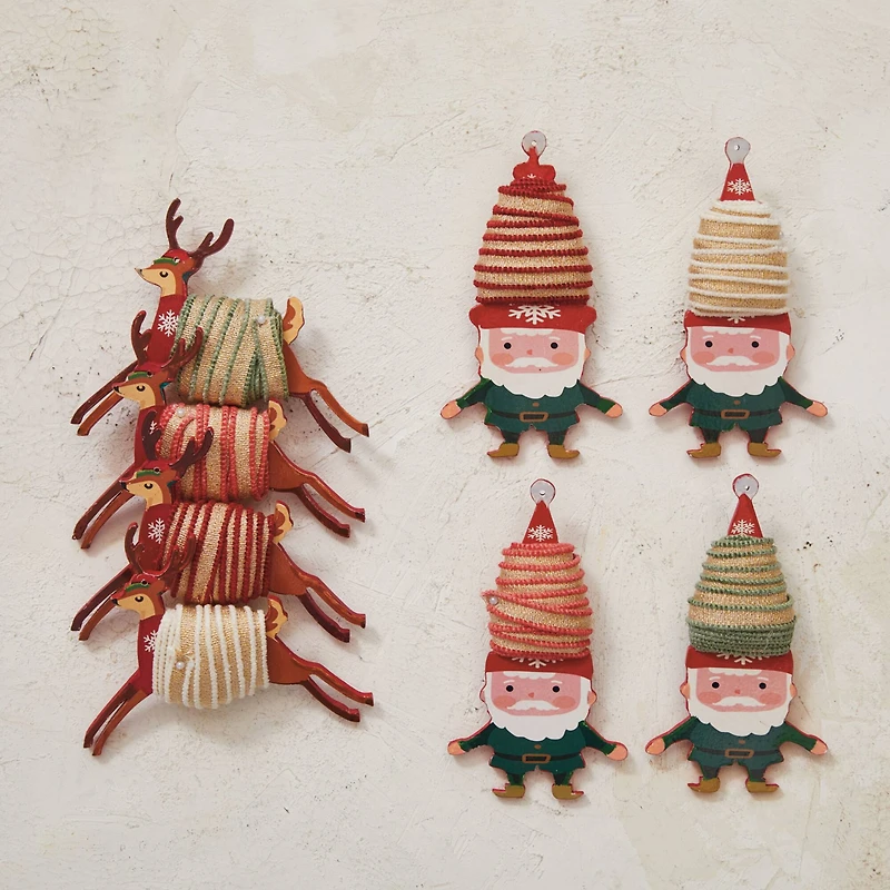 Hello Honey® 5yd. Gold Metallic Cotton Ribbon on Gnome Spool Set