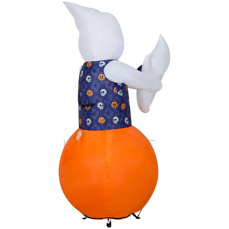 Airblown® 6ft. Inflatable Halloween Animated Ghost & Baby Ghost