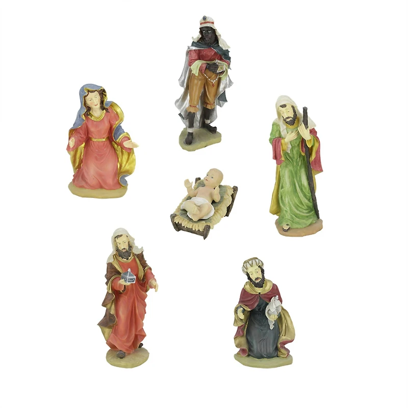 19" Holy Family Nativity Statue Set, 6pc.