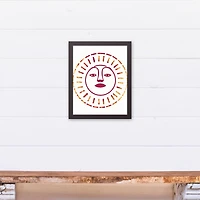 Rosey Sun 11" x 14" Black Framed Canvas