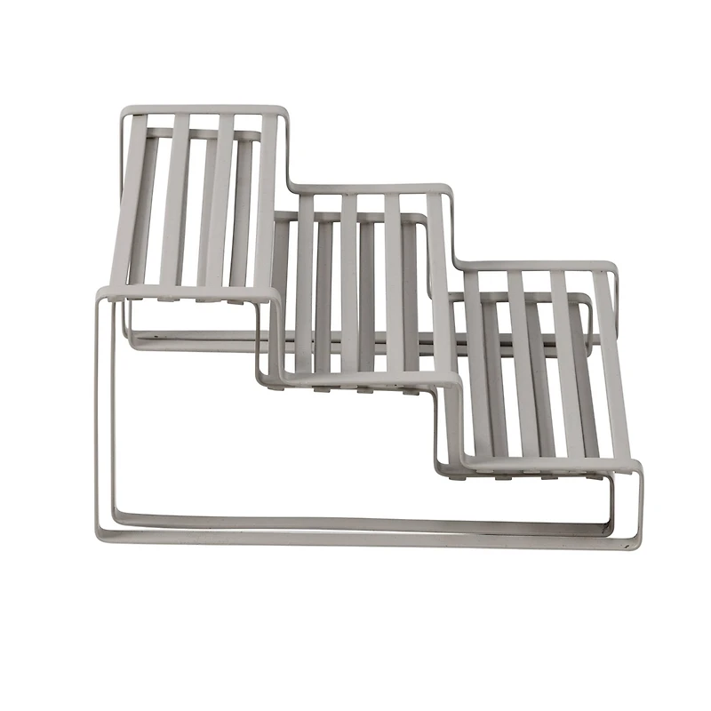 Honey Can Do Gray 3-Tier Adjustable Spice Rack Organizer