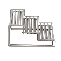 Honey Can Do Gray 3-Tier Adjustable Spice Rack Organizer