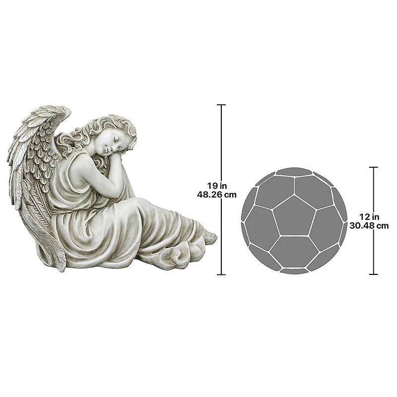Design Toscano 19" Harmony at Ease Angel Statue