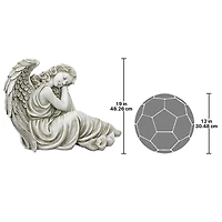 Design Toscano 19" Harmony at Ease Angel Statue