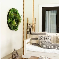 38" Framed Amazon Rainforest Artificial Living Wall Art Panel