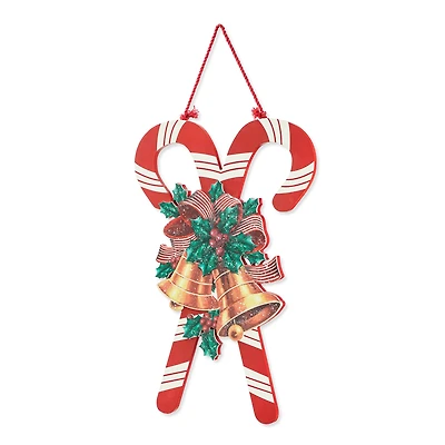 Glitzhome® Christmas Candy Cane Wall Décor