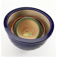 3 Jewel-Tone Flower Pot Set