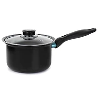 Gibson Home® Newton 7-Piece Black Carbon Steel Cookware Set