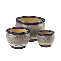 Cobalt Planter Set
