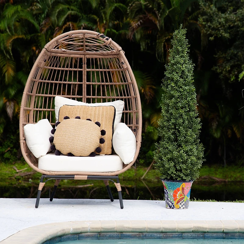 12" Handmade Mexican Talavera Ceramic Planter