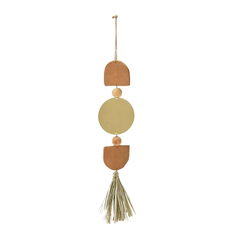 Hello Honey® Terracotta & Metal Wall Hanging