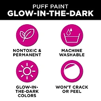 Tulip® Glow-in-the-Dark Puff Paint Set