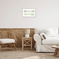 Stupell Industries Floral Happy Easter Framed Giclee Art