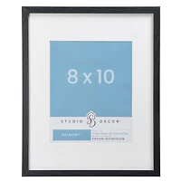 Narrow Belmont Frame with Mat by Studio Décor