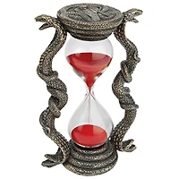 6" Egyptian Cobra Goddess Sandtimer Hourglass