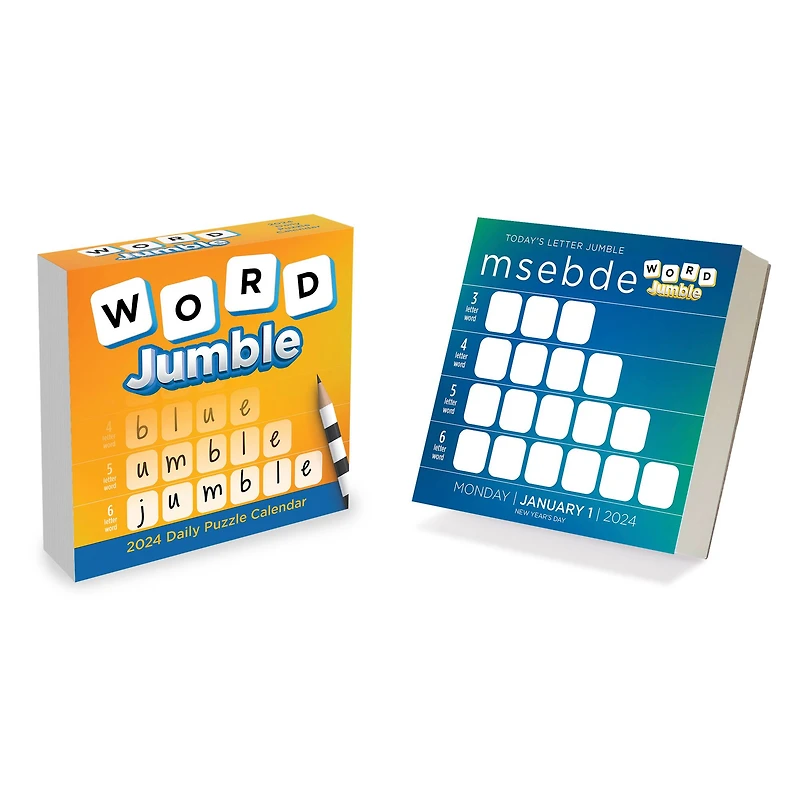 TF Publishing 2024 Word Jumble Daily Desktop Calendar
