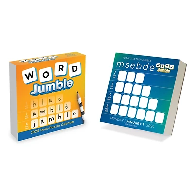 TF Publishing 2024 Word Jumble Daily Desktop Calendar