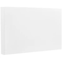 JAM Paper 5" x 6" White Blank Flat Note Cards