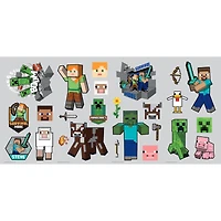 RoomMates Minecraft Characters Peel & Stick Wall Decals