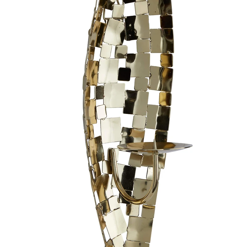 20" Gold Contemporary Wall Sconce