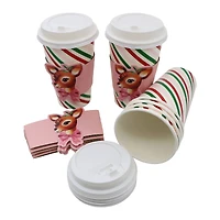 16oz. Deer Paper Cup Set by Celebrate It™