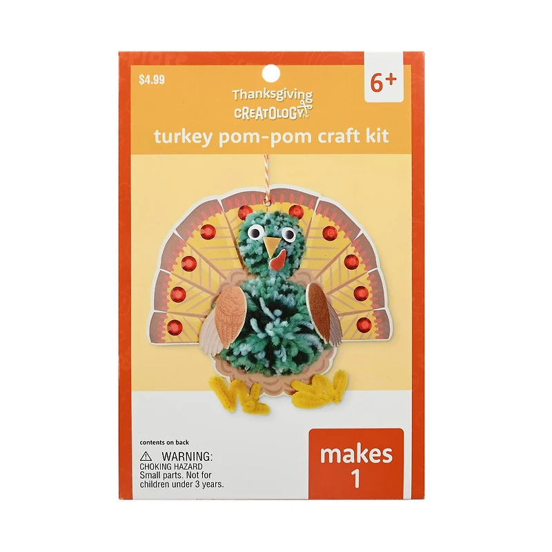 Turkey Pom Pom Craft Kit by Creatology™