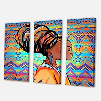 Designart - African American Woman with Turban IV