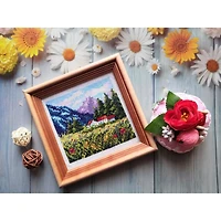 MP Studia Mountain Landscape Cross Stitch Kit