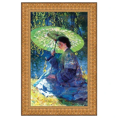 Design Toscano 17.5" The Green Parasol Canvas Replica Painting