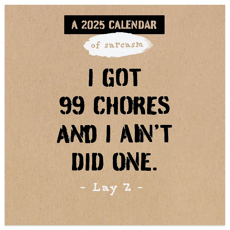 TF Publishing 2025 Anti-Affirmations & Sarcasm Mini Calendar